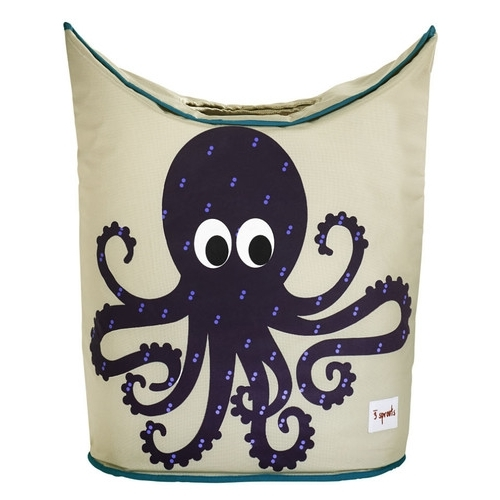 3 Sprouts laundry hamper octopus