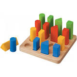 Plan toys geometric peg board