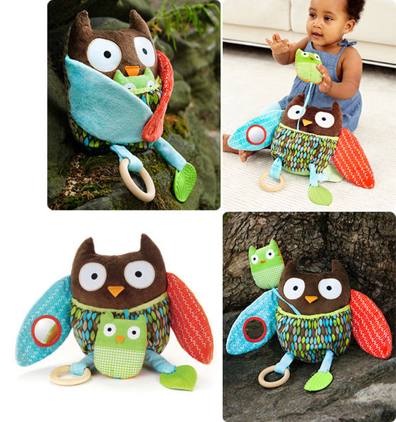Skip Hop Hug & Hide OWL activity toy
