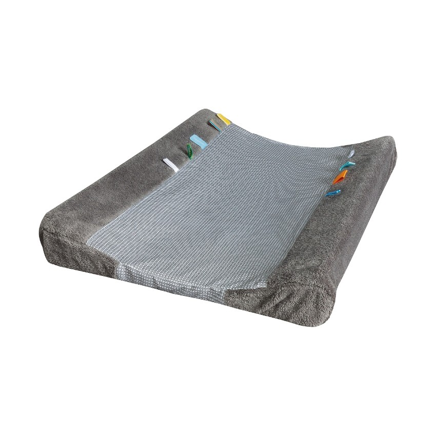 Snoozebaby happy dressing changing mat cover storm grey